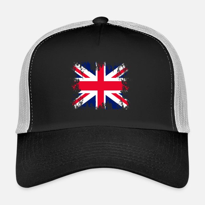 Inglaterra England - Trucker Cap - black/stone grey