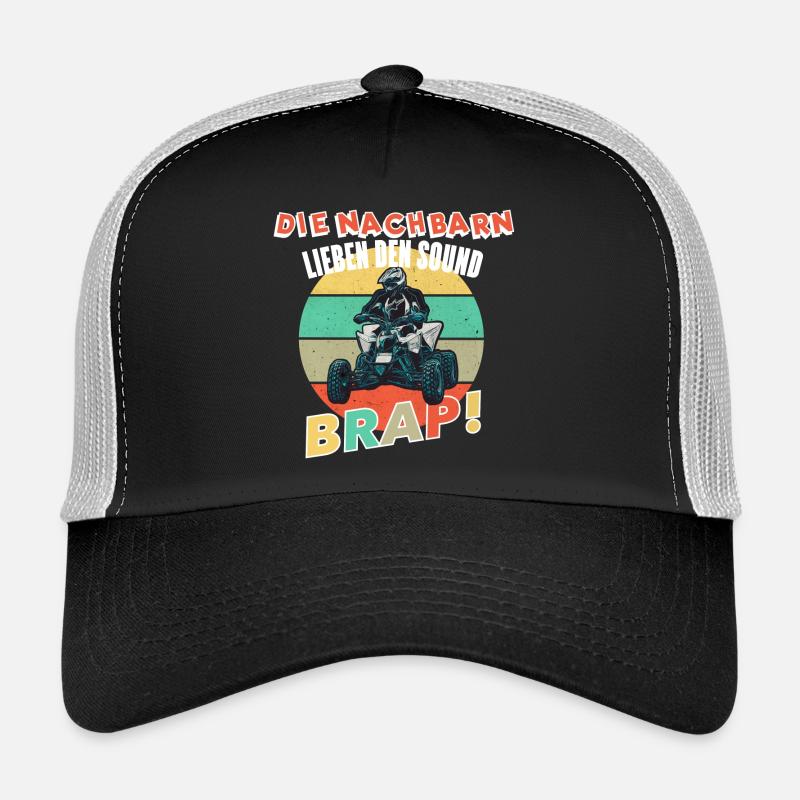 Quad Lustiger Spruch Trucker Cap
