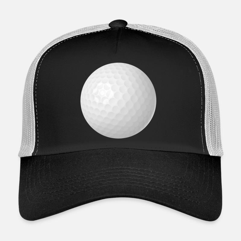Véritable balle de golf - Casquette trucker - noir/gris pierre