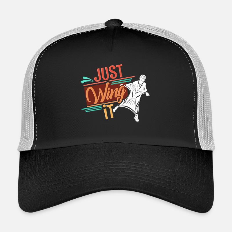 Wingsuit - Trucker Cap - Schwarz/Steingrau