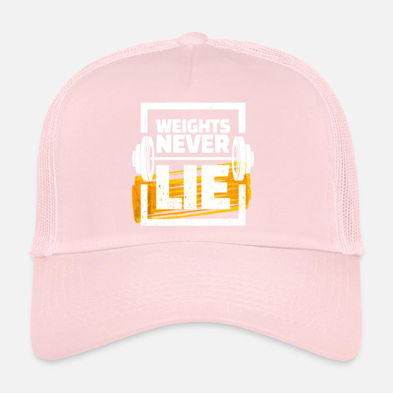 Poids haltères formation gym musculation Casquette trucker 