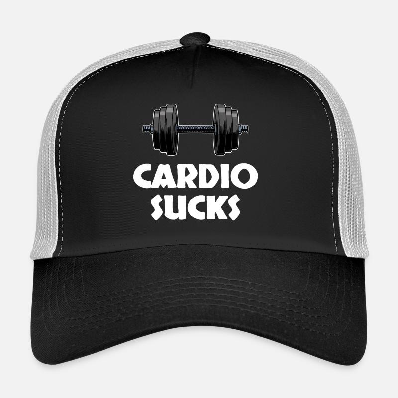 Musculation musculation musculation musculation - Casquette trucker  - noir/gris pierre