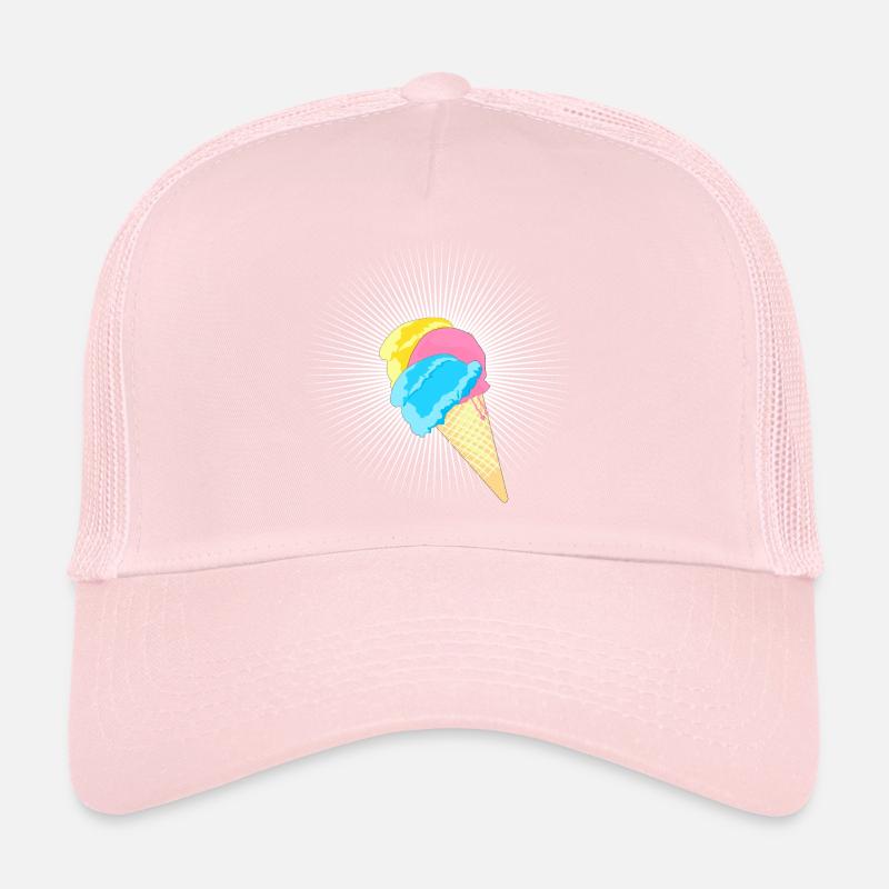 Cornet de crème glacée cornet de crème glacée molle de la crème glacée Casquette trucker 
