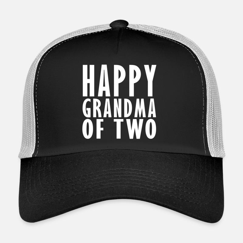 Heureuse grand-mère de 2 Casquette trucker 