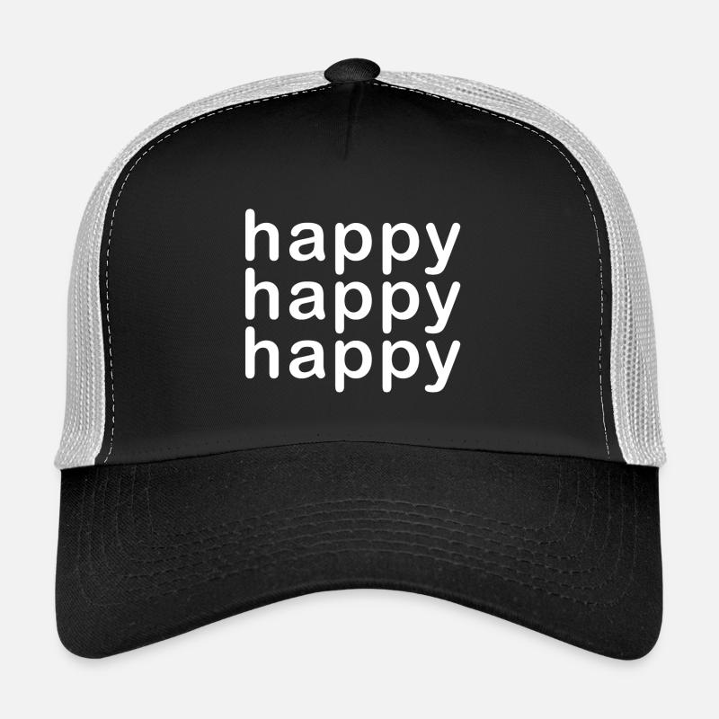 Heureux heureux heureux Casquette trucker 