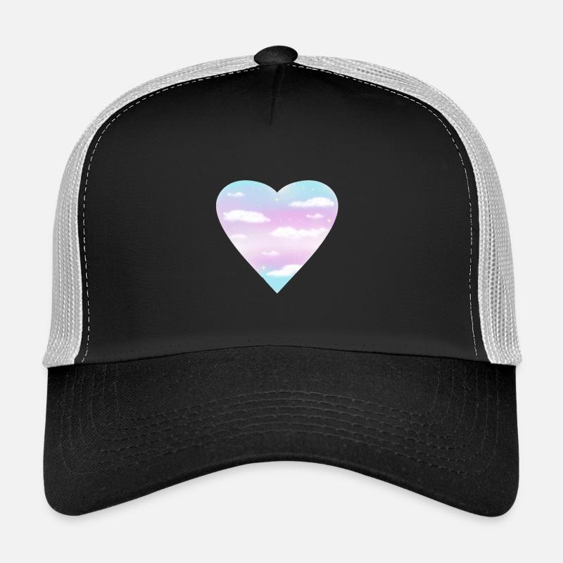 Cœur trans Casquette trucker 