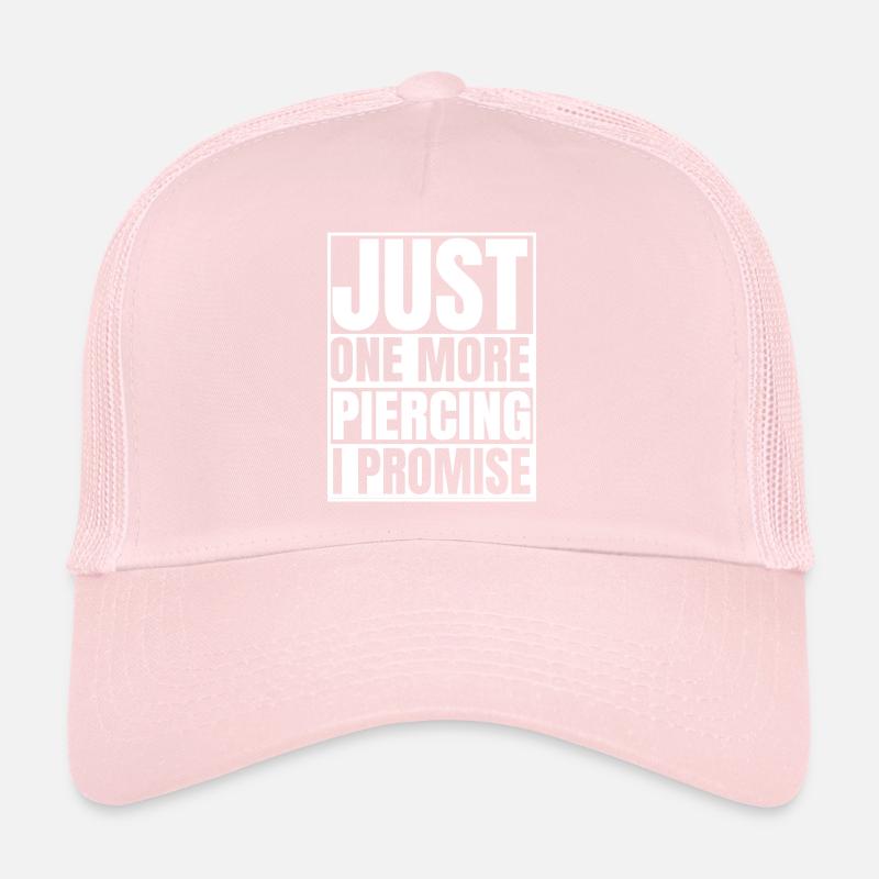 Drôle de piercing disant bijoux cadeau anglais Casquette trucker 