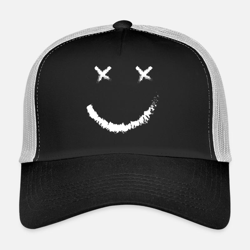Smile Smilies Emojis Emoticons Motivation Lächeln Trucker Cap