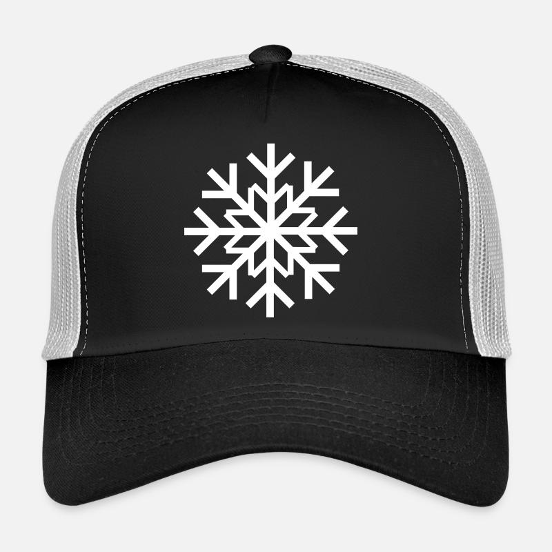 Crystal de glace - Casquette trucker  - noir/gris pierre