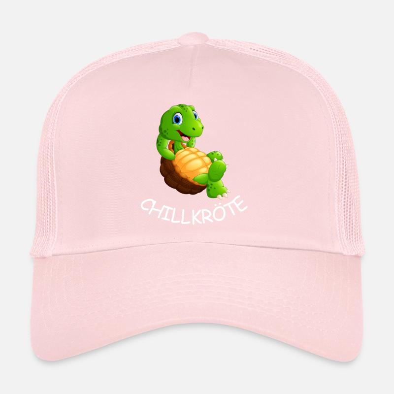 Turtle Chill Funny Comic Animal Gift Trucker Cap