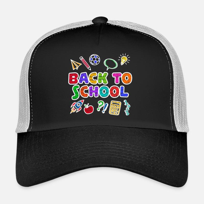 Back School School Start School Start School Child Trucker Cap