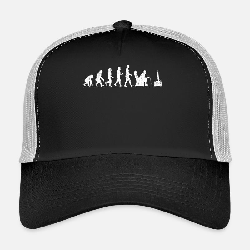 Gamer Evolution Zocker Spielen - Trucker Cap - Schwarz/Steingrau