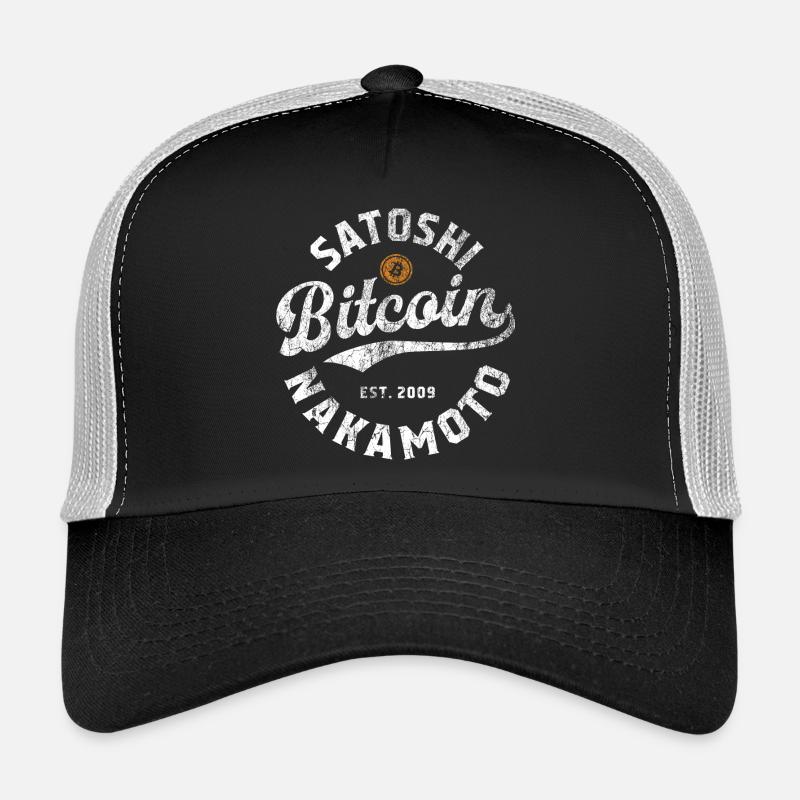 Bitcoin Satoshi Nakamoto Casquette trucker 