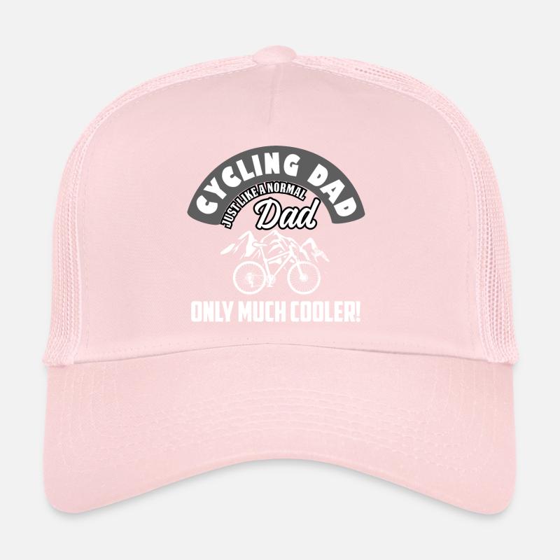 Papa cycliste beaucoup plus cool Casquette trucker 