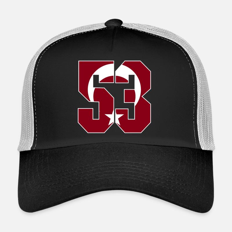 Rize 53 - Trucker Cap - Schwarz/Steingrau