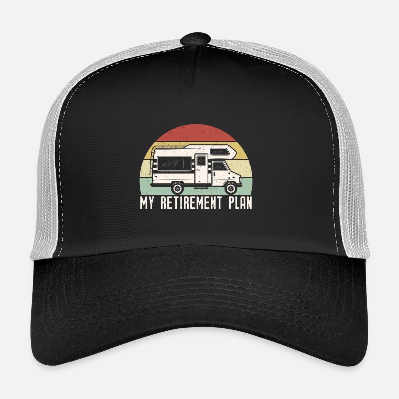 Mein Ruhestandsplan Fun RV Camping Trucker Cap