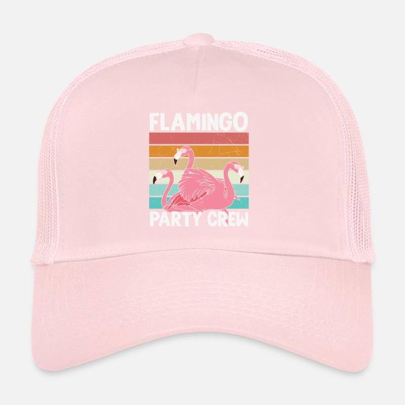 Flamingo Geburtstag Flamingo Party Crew Trucker Cap