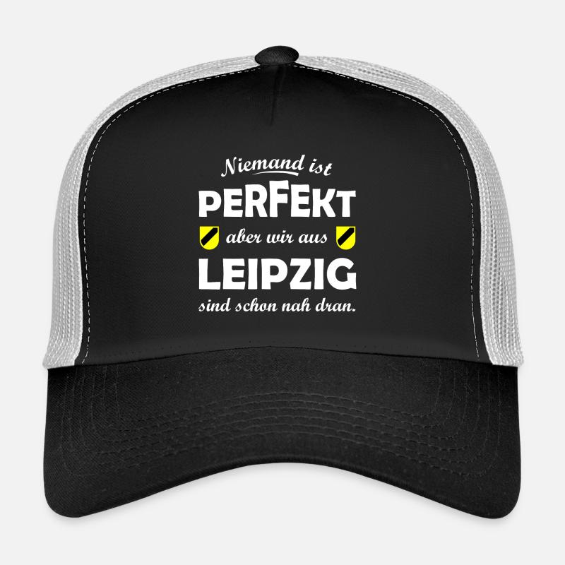 Leipzig Perfekt - Trucker Cap - Schwarz/Steingrau
