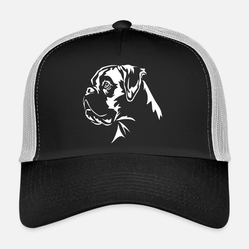 Boxer Head « Black Edition » Casquette trucker 