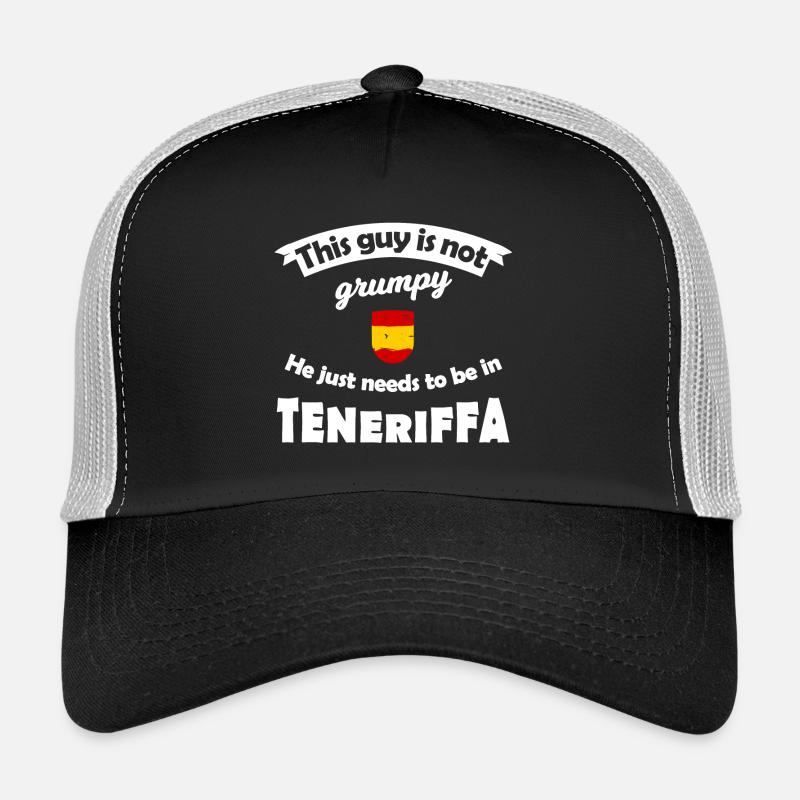 Teneriffa Fans - Trucker Cap - Schwarz/Steingrau