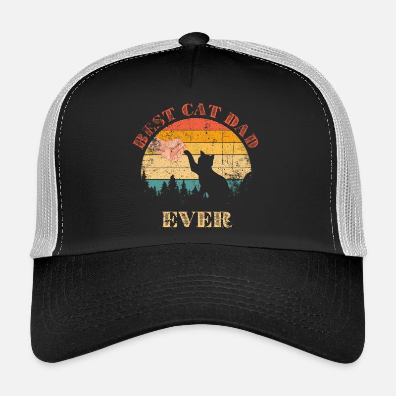 Premier papa chat de tous les temps Casquette trucker 
