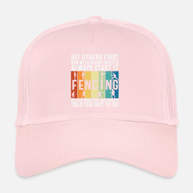 Fencing Sport Pun For Fencers Trucker Cap
