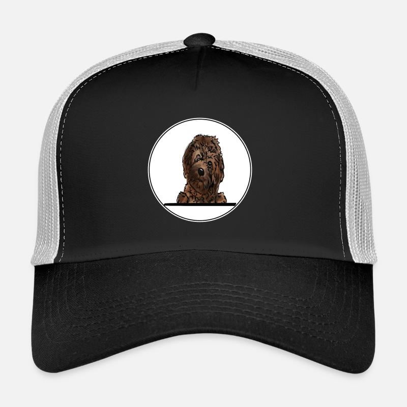 Cavapoo Dog pour les amateurs de chiens qui regardent Casquette trucker 