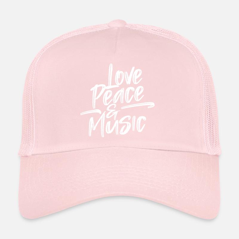 Love Statement Peace Freedom of Expression Pacifist Trucker Cap