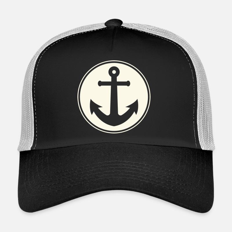 Capitaine d’ancre Voile Marin Casquette trucker 