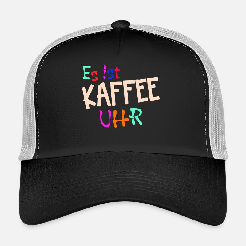 Kaffeeliebhaber Kaffeetrinker Kaffe Statement Trucker Cap
