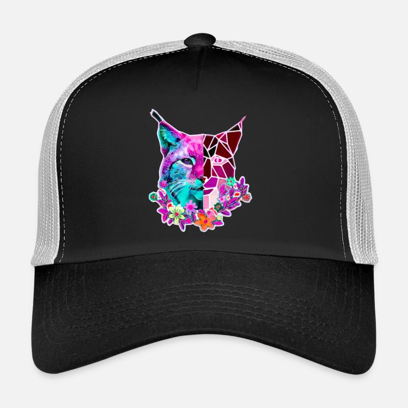 Luchs Katze Sommer Farben Trucker Cap