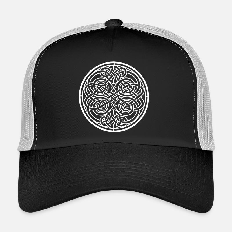 Celtic Knot - Trucker Cap - black/stone grey