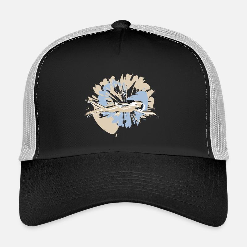 Nageur de la Saint-Valentin Casquette trucker 