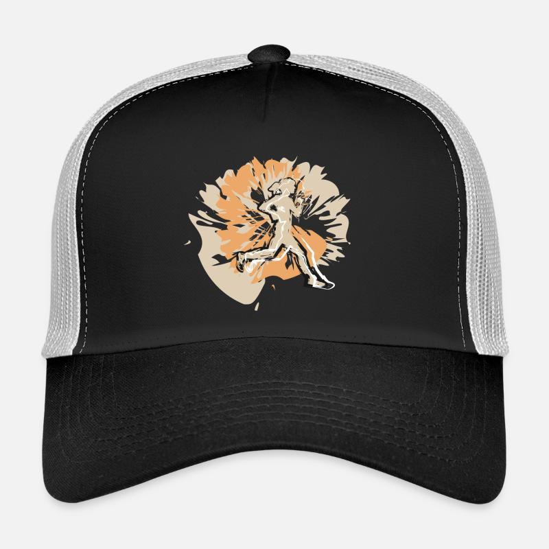 Runner at the Marathon Running - Trucker Cap - black/stone grey