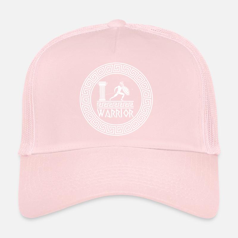 Guerrier grec antique (blanc) Casquette trucker 