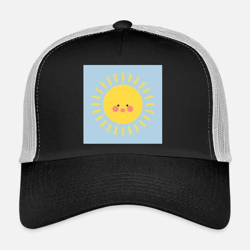 J.H - Trucker Cap - Schwarz/Steingrau