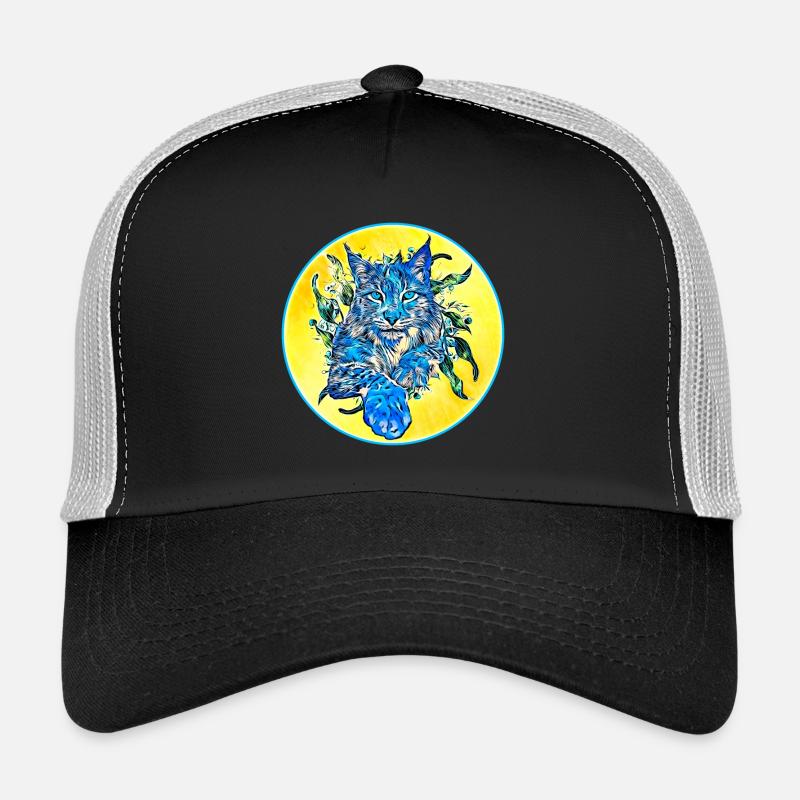 Luchs Katze in Freiheit eine Wild Katze Trucker Cap