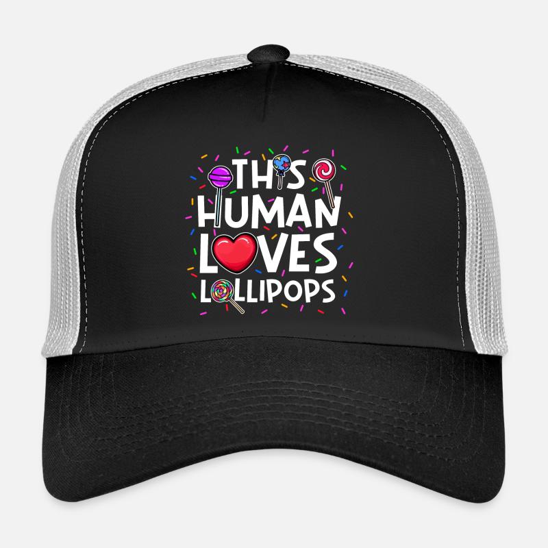 Candy Statement Sweet Tooth Sweets Heart Trucker Cap