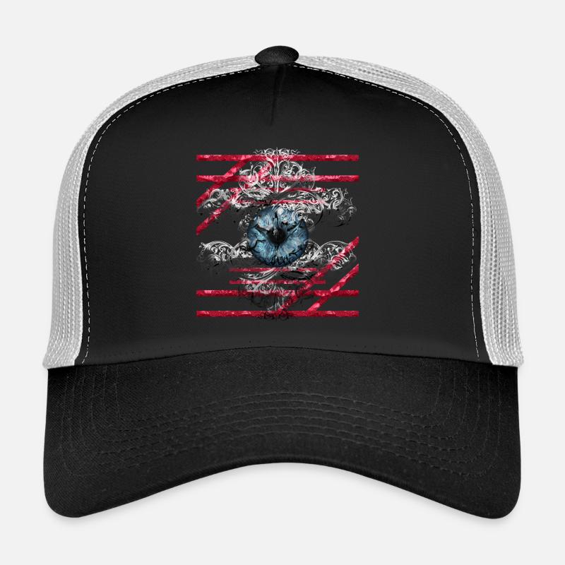 Auge - Trucker Cap - Schwarz/Steingrau