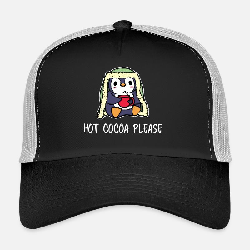 Tier Pinguin Antarktis Vogel Eis Statement Kalt Trucker Cap