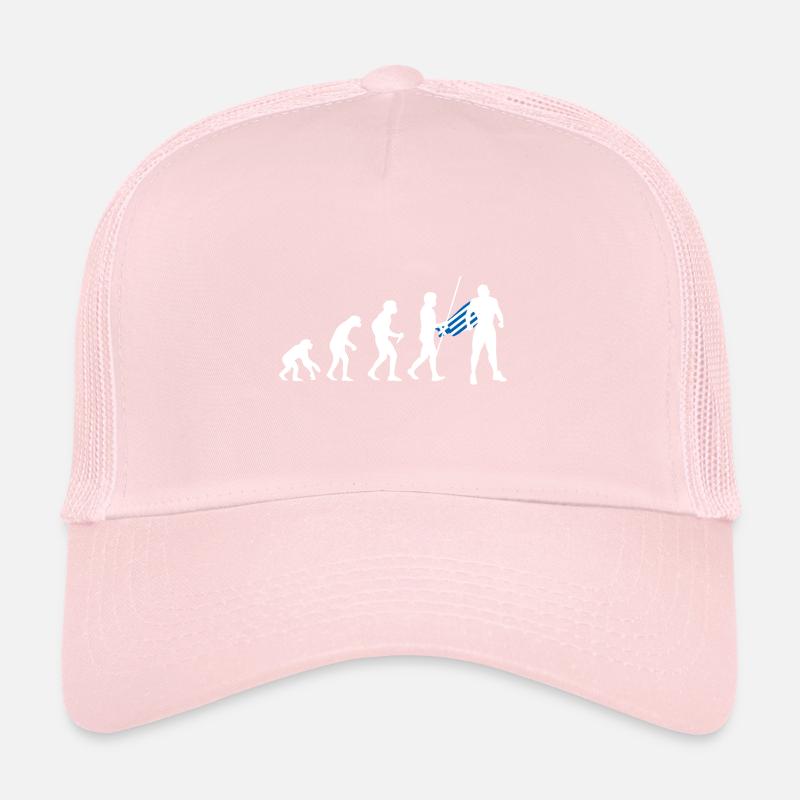 Évolution grecque Super-héros Drapeau grec Casquette trucker 