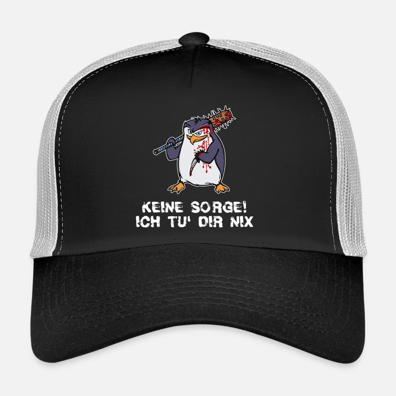 Pingui Vogel Tier Zoo Arktis Statement Seevogel Trucker Cap