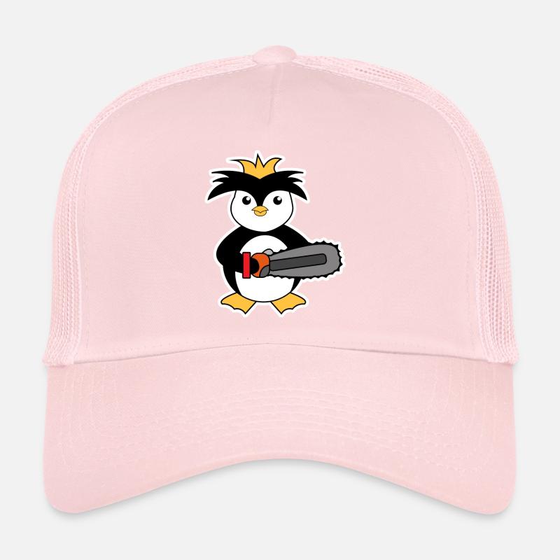 Zoo d’animaux oiseaux manchots de mer Antarctique Casquette trucker 