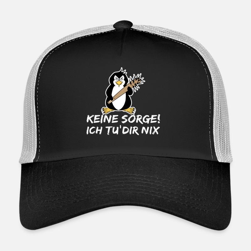 Tier Pinguin Zoo Seevogel Statement Arktis Vogel Trucker Cap