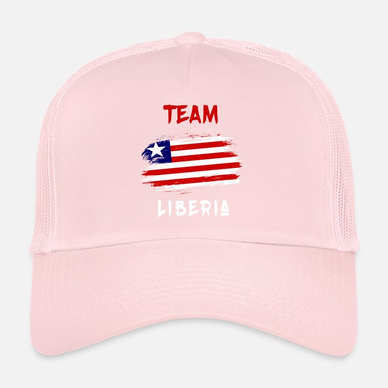 Team Liberia flag design Trucker Cap