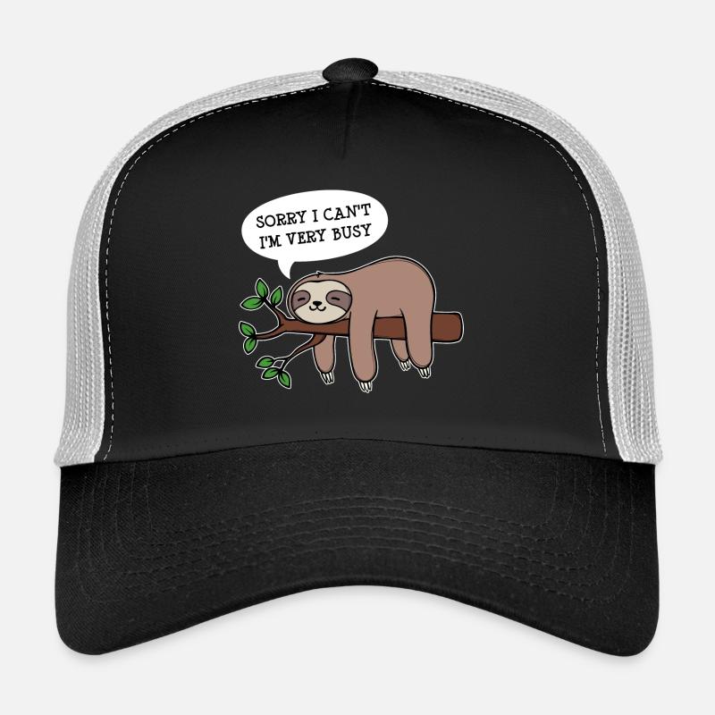 Dschungel Tier Faul Statement Faultier Schlafen Trucker Cap