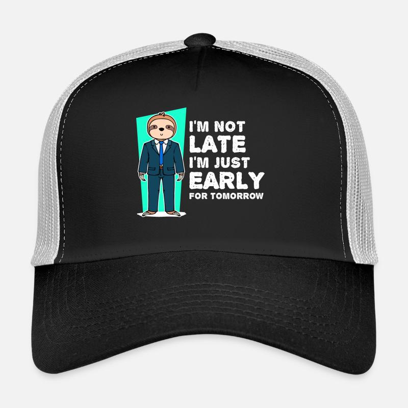 Sloth Mammals Humorous Statement Slow Trucker Cap