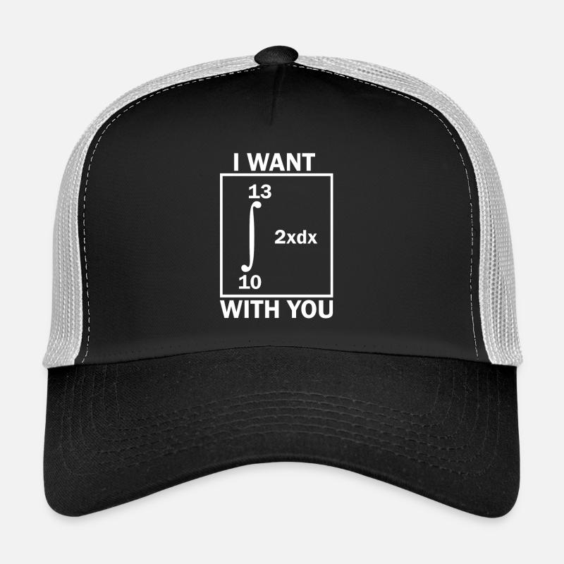 I Want 69 With You Funny Math Integral Trucker Cap