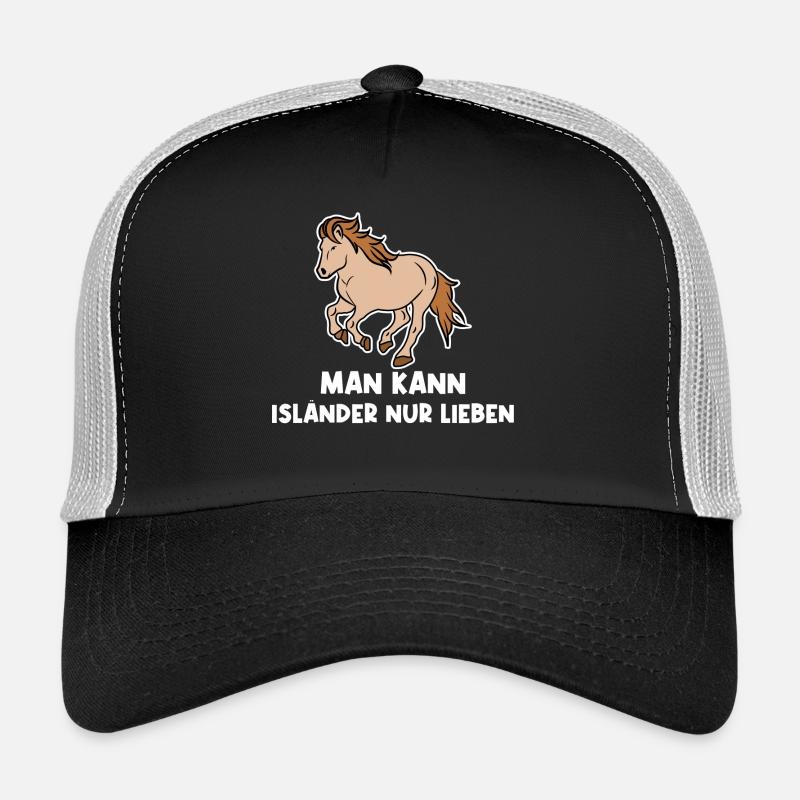Cool Islandpferde Statement Pferdenarr Galopp Trucker Cap