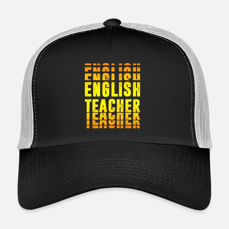 Design de professeur d'anglais Casquette trucker 